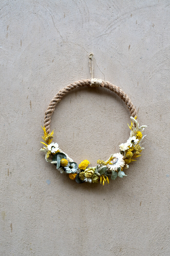 Couronne de fleurs Yellow