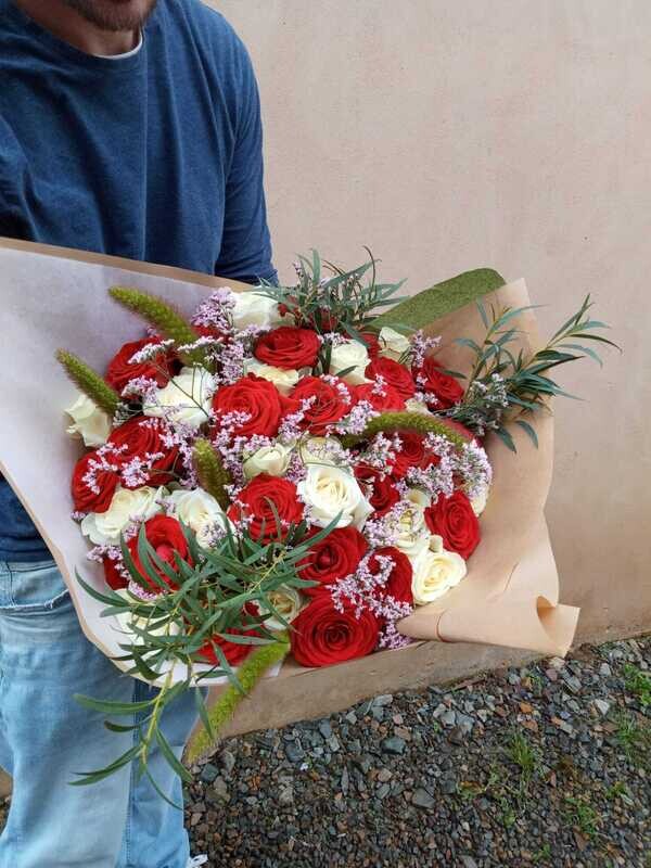 Bouquet de Roses en mélange