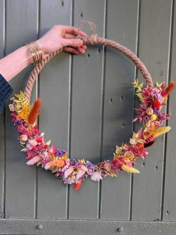 Couronne de fleurs Myriam