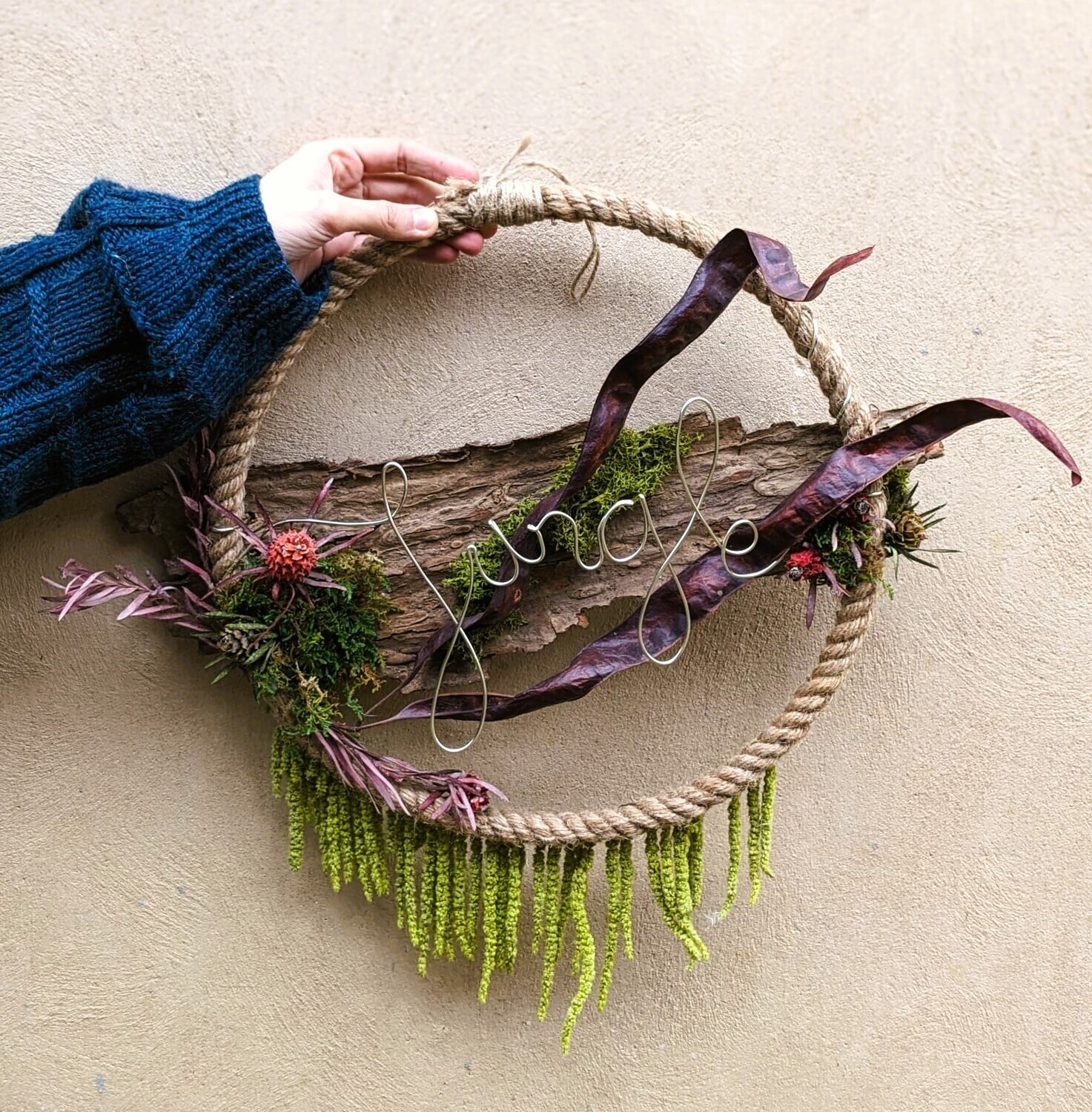 Couronne de fleurs Jungle