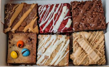 6 brownies and brookies