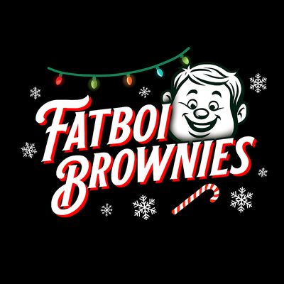 Fatboi Festive half dozen brownie box