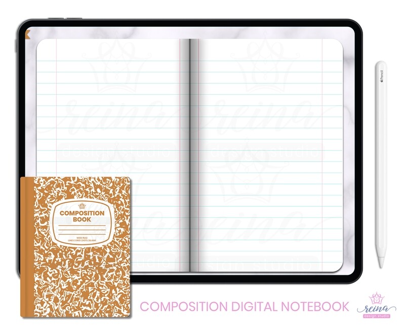 Composition Digital Notebook | Cinnamon | Coffee Time Collection
