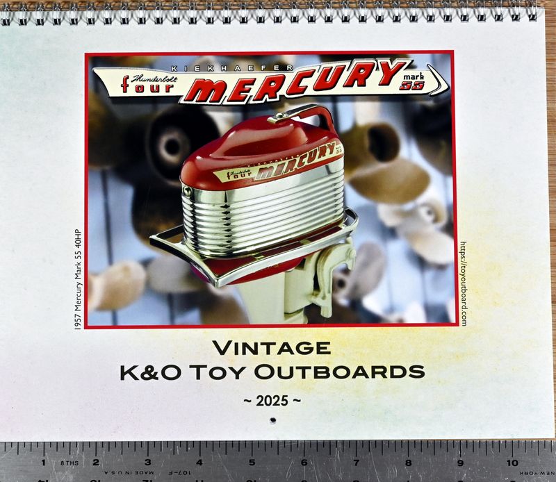 2025 K&amp;O Toy Outboard Calendar
