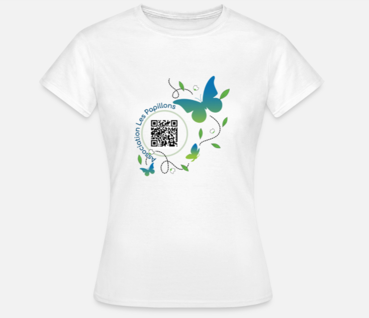 Tee-Shirt Papillons - Femme