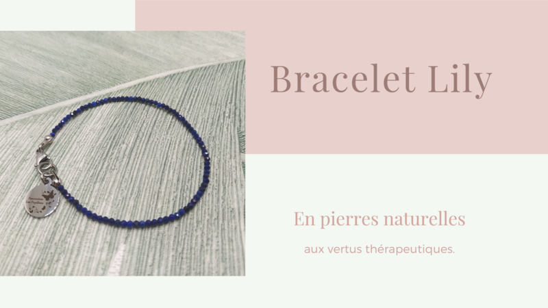 Bracelet LILY  - Lapis-Lazulli