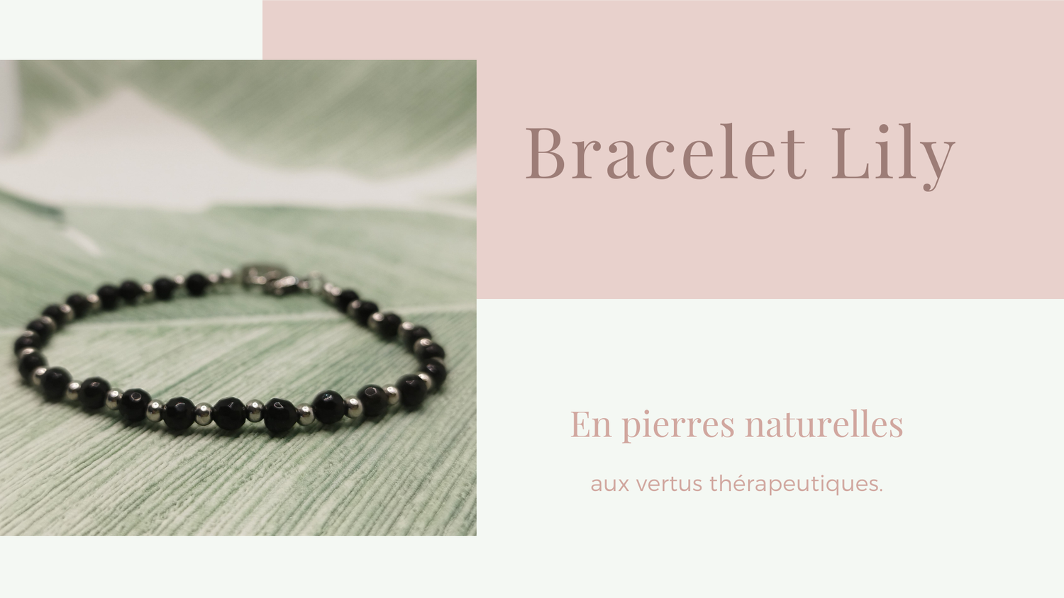 Bracelet LILY  Black