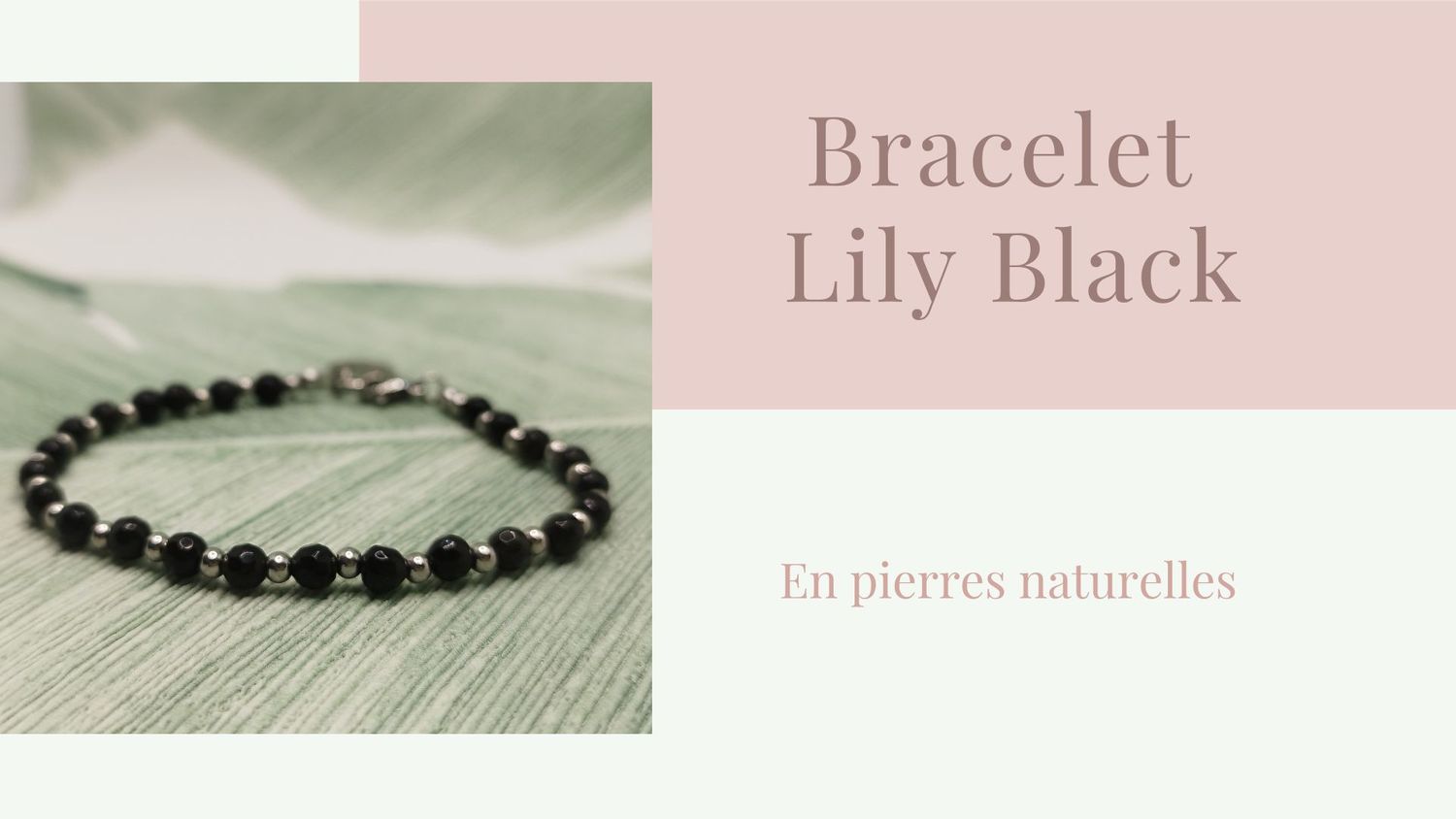 Bracelet LILY  Black