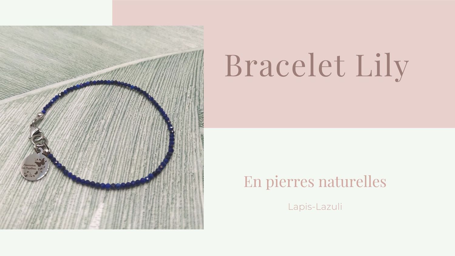 Bracelet LILY  - Lapis-Lazuli