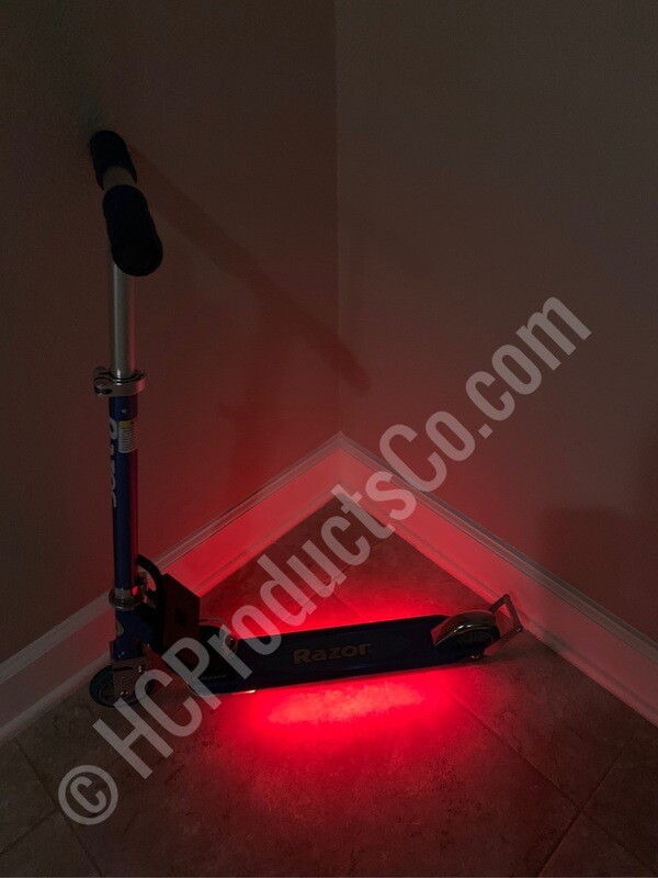 Bluetooth Controlled LED Light Kit For Scooters, 16 Million Colors &amp; Motion and Music Control Options