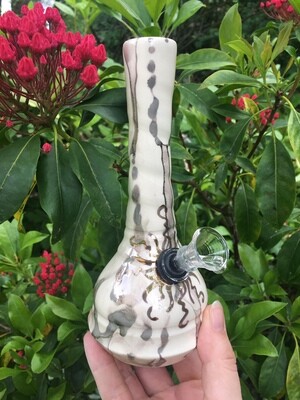 Ancient Creations Ceramics Small Water Pipe
 (apprx. 7" tall)