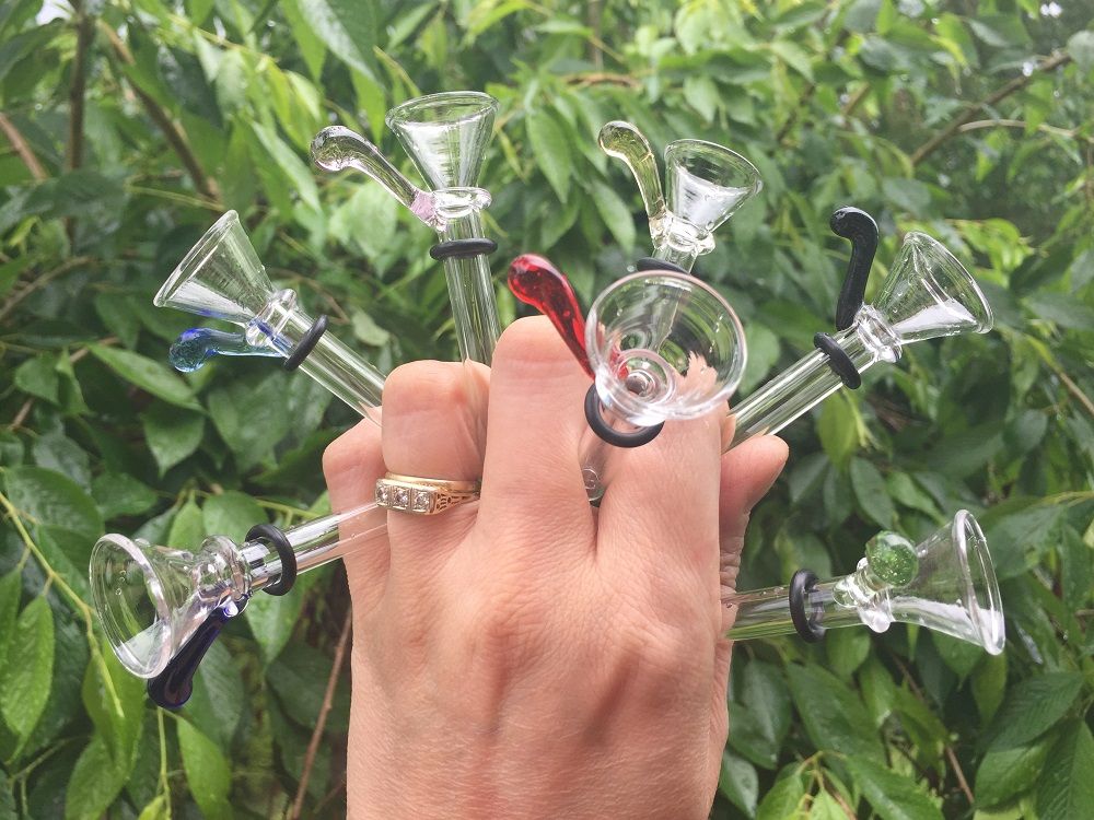 Glass Bowl Slide Set w/4 inch Downtube