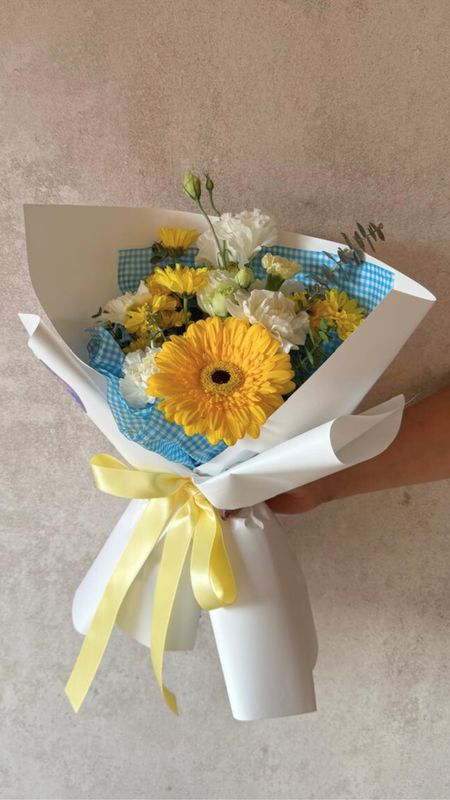 🌞Ramo flores amarillas variadas🌞