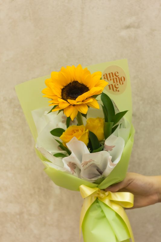 🌞Ramo de Girasol + rosas🌞