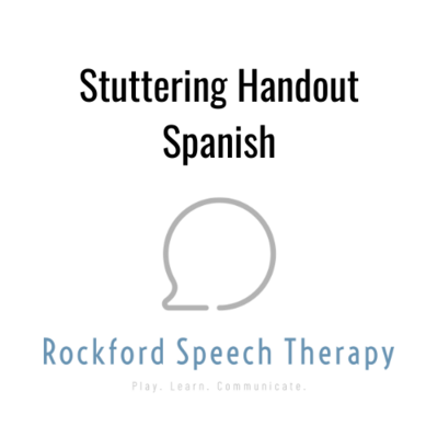 Stuttering Informational Handout/Spanish