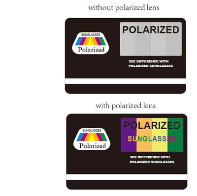 Polarized Lens Tester Card