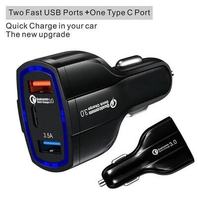 Triple  Car Charger