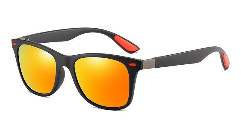 Classic Polarized Wayfarer -Red