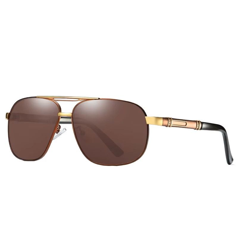 Premium Polarized Aviator - Brown
