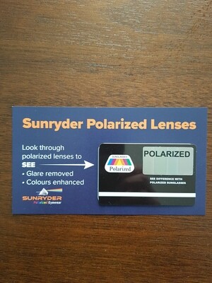 Polarized Lens Tester Card