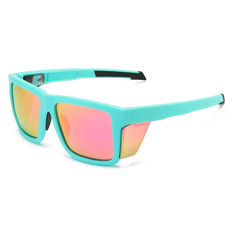 Safety Polarized - Light Blue/Red