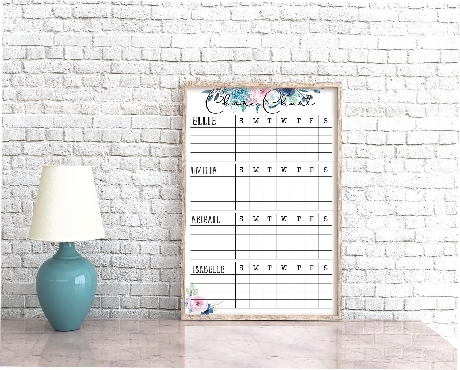 Custom Chore Chart