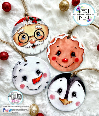 4pce Christmas Ornament Set