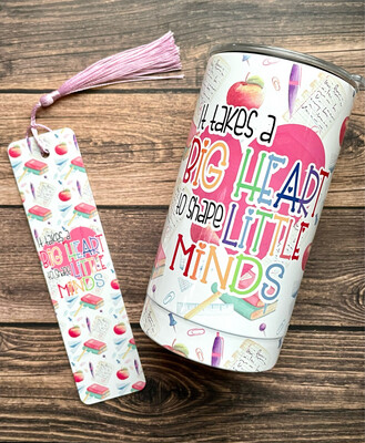 Teacher Combo -12Oz Mini Tumbler &amp; Bookmark