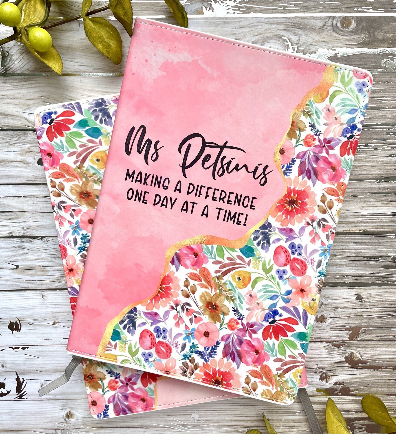 Custom Leather Notebook - A5 size