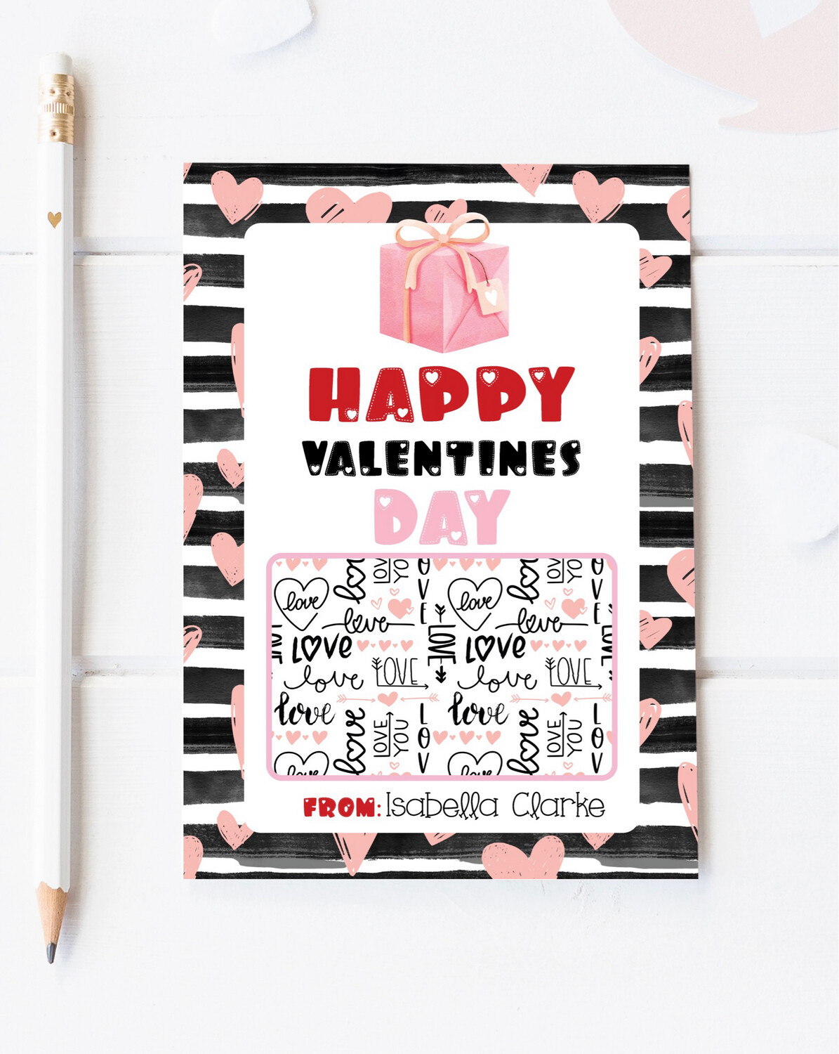 Personalised Gift Card Holder