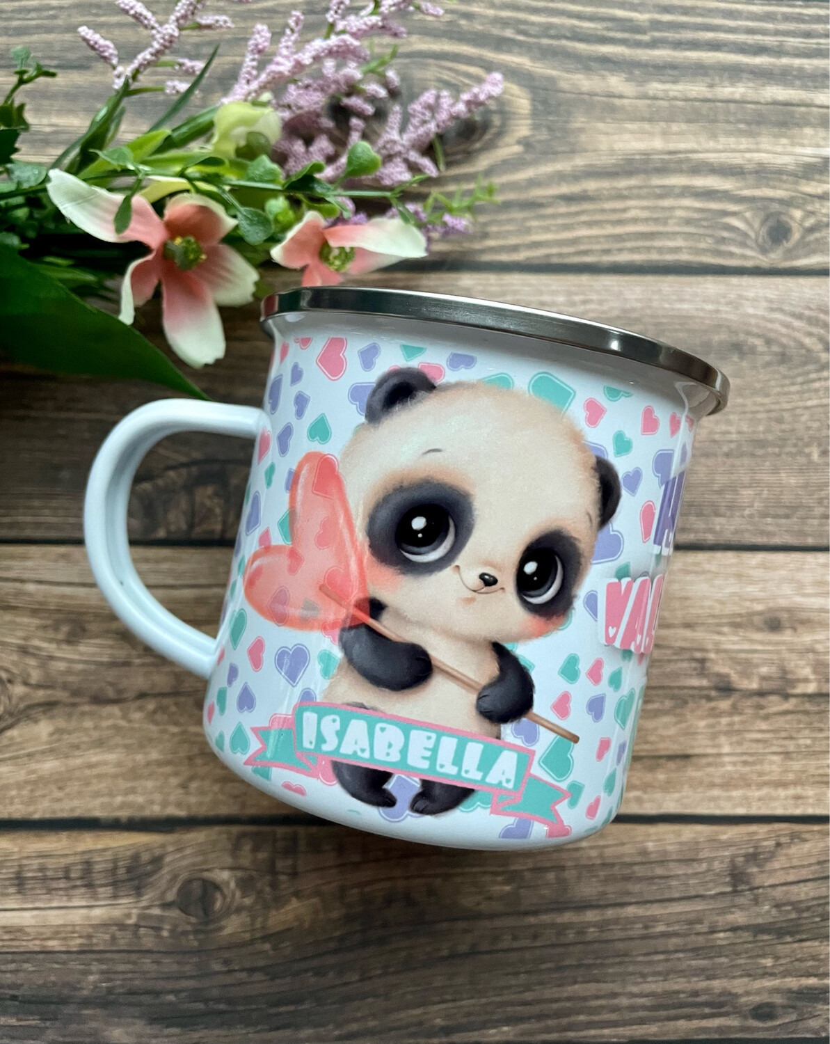 Valentines Enamel Mugs