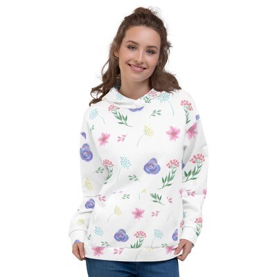 Floral - all over print Hoodie