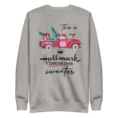 Christmas movie watching sweater - crewneck