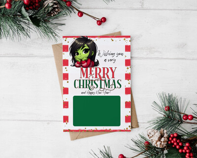 Green Kids Gift Card Holder