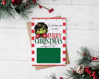 Green Kids Gift Card Holder