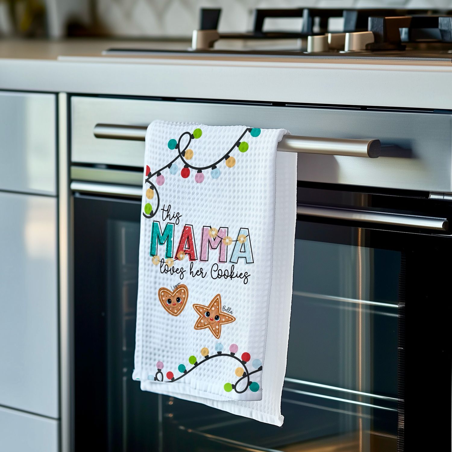 Kitchen Towel- This Mama Loves Her Cookies
