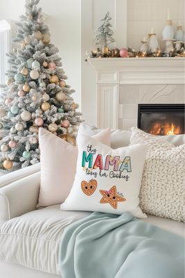 Throw Pillow- This Mama Loves Her Cookies