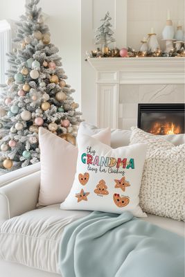 Throw Pillow- This Mama Loves Her Cookies