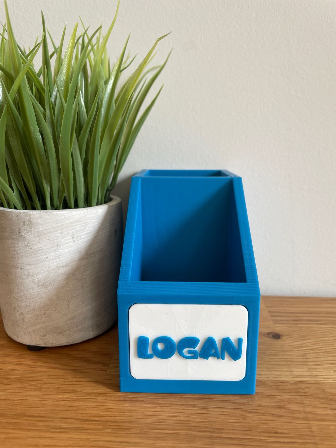 2 Compartment Desk Pencil Holder