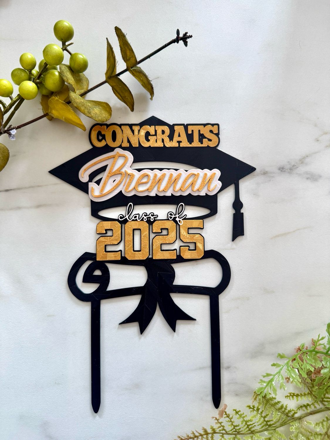 Grad Cake Toppers