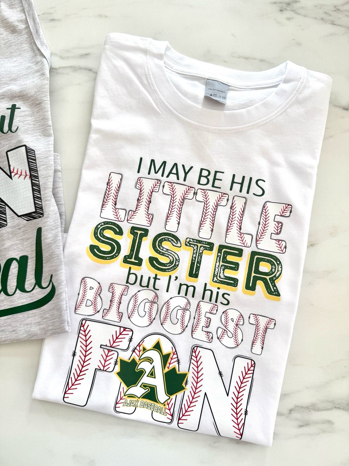 Baseball Sibling Tee