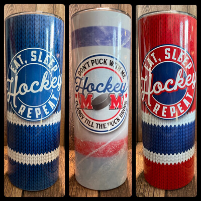 20 Oz Hockey Tumblers