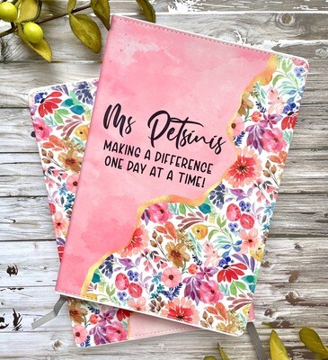 Custom Leather Notebook - A5 size