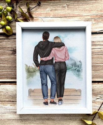 Couple Framed Art
