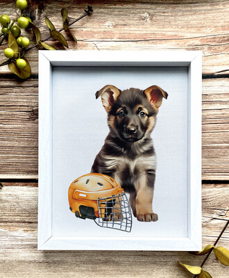 Puppy Sports Nursery Decor