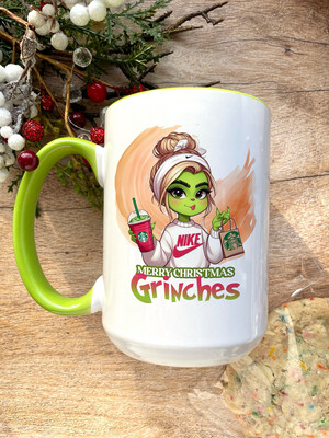 Merry Christmas Green Girl
