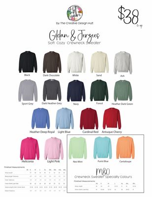 Holiday Movies and Classic Character Crewneck Sweater