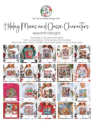 Holiday Movies and Classic Character Hoodie