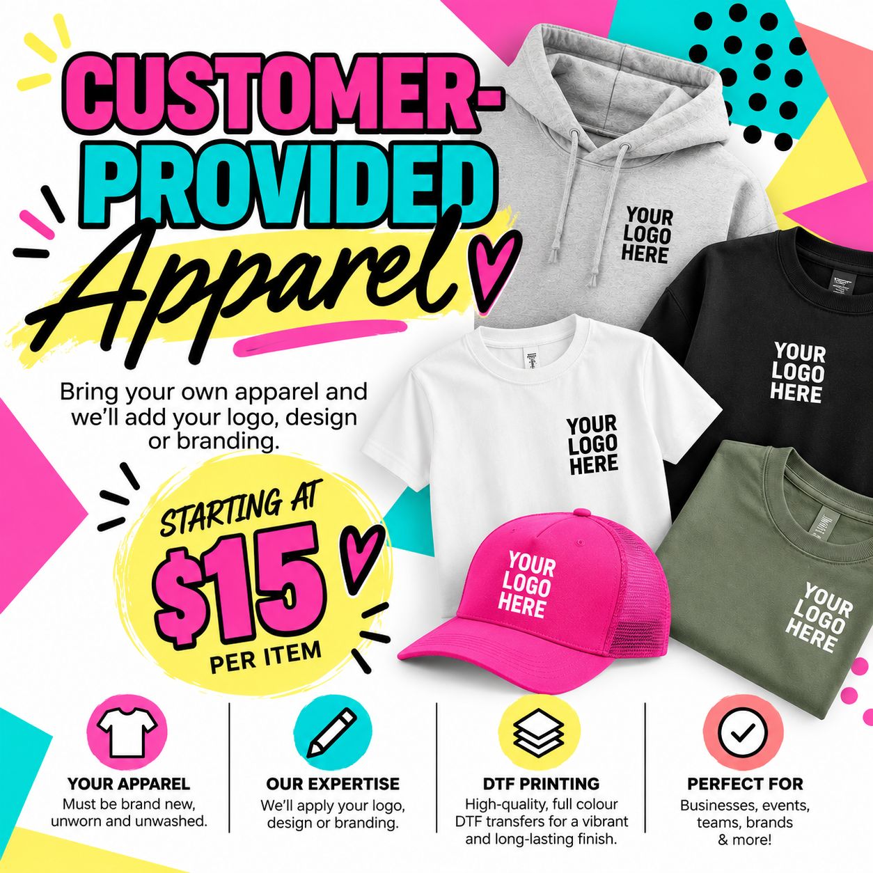 Bring your own apparel