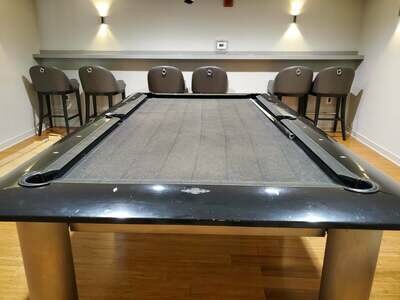 Contemporary 8ft Brunswick Manhattan Pool Table